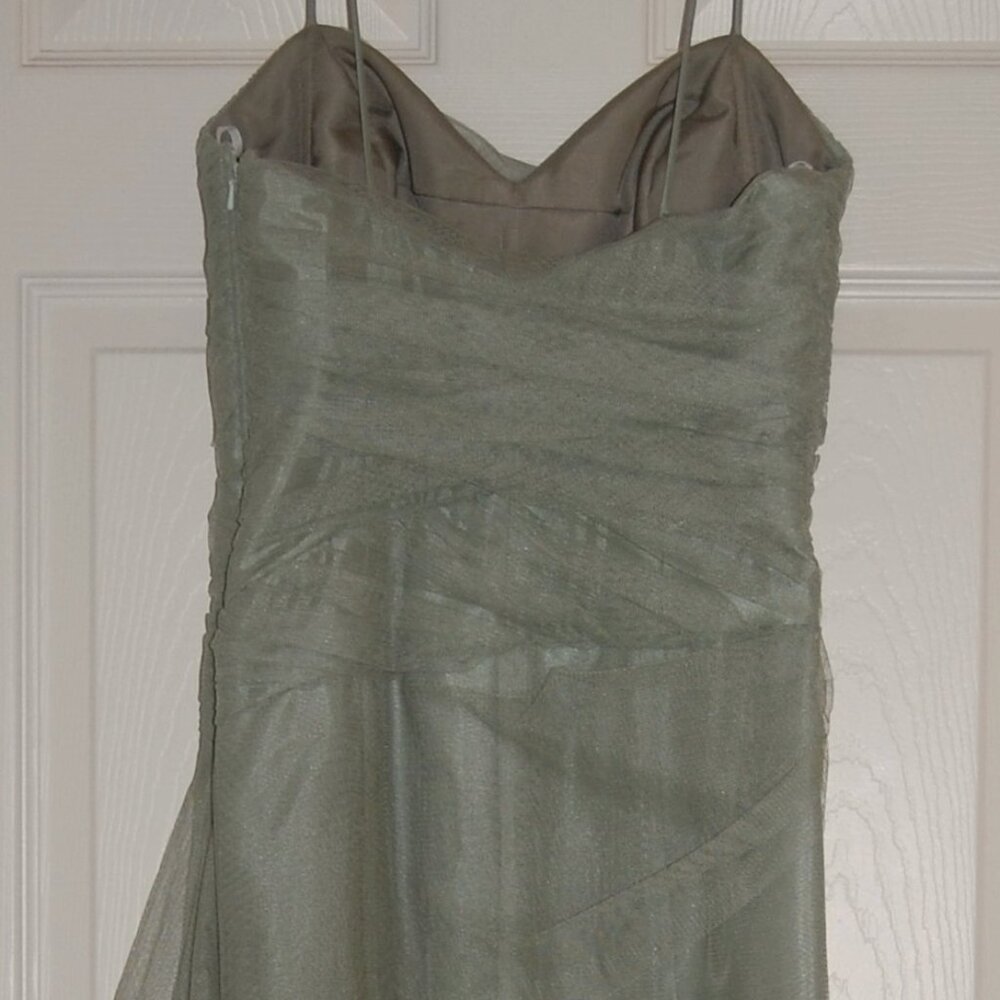 Vera Wang Dress, Women Size 2 Green - Picture 5 of 10